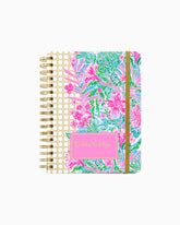 Lilly Pulitzer 2023-2024 17 Month Large Agenda Amalfi Blue Leaf It Wild | Women Agendas & Planners