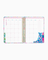 Lilly Pulitzer 2023-2024 17 Month Large Agenda Celestial Blue Cay To My Heart | Women Agendas & Planners