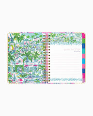 Lilly Pulitzer 2023-2024 17 Month Large Agenda Oyster Bay Navy Always Be Blooming | Women Agendas & Planners