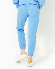 Lilly Pulitzer 28" Mallie Knit Pant Heathered Frenchie Blue | Women Bottoms