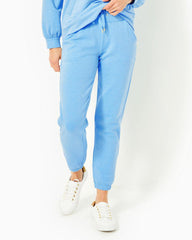 Lilly Pulitzer 28" Mallie Knit Pant Heathered Frenchie Blue | Women Bottoms