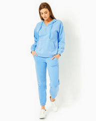 Lilly Pulitzer 28" Mallie Knit Pant Heathered Frenchie Blue | Women Bottoms