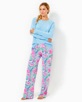 Lilly Pulitzer 30.5" Pajama Knit Pant Multi Lil Soiree All Day | Women Loungewear
