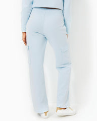 Lilly Pulitzer 31" Alandra Knit Pant Pastel Lunar Blue | Women Bottoms