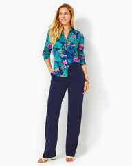 Lilly Pulitzer 32" Lyndie Pant True Navy | Women Bottoms