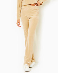 Lilly Pulitzer 33" Natine High Rise Velour Pant Sand Bar | Women Bottoms