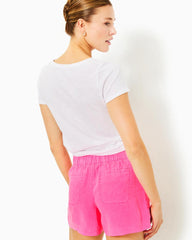 Lilly Pulitzer 4" Lilo Linen Short Roxie Pink | Women Bottoms