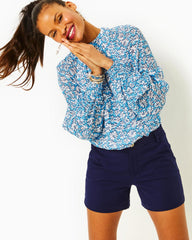 Lilly Pulitzer 5" Gretchen High Rise Short True Navy | Women Bottoms