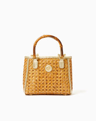 Lilly Pulitzer Adrian Cane Mini Bag Natural | Women Bags
