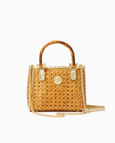 Lilly Pulitzer Adrian Cane Mini Bag Natural | Women Bags