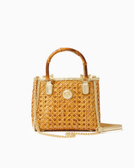 Lilly Pulitzer Adrian Cane Mini Bag Natural | Women Bags