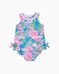 Lilly Pulitzer Baby Lilly Knit Shift Dress Multi Spring In Your Step | Girl Dresses & Rompers