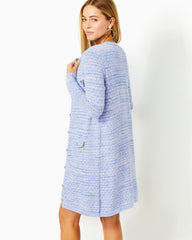 Lilly Pulitzer Baneberry Cardigan Lark Lilac Metallic Marl | Women Tops