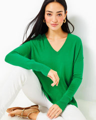 Lilly Pulitzer Bedford Cashmere Sweater Kelly Green | Women Tops