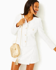 Lilly Pulitzer Briar Jacket Resort White Swirl Boucle | Women Tops
