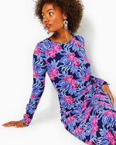 Lilly Pulitzer Bryson Maxi Dress Low Tide Navy Its Ofishell | Women Fitted Dresses