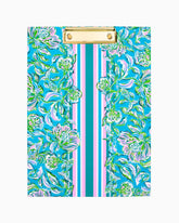 Lilly Pulitzer Clipboard Folio Cumulus Blue Chick Magnet | Women Office Supplies & Stationery