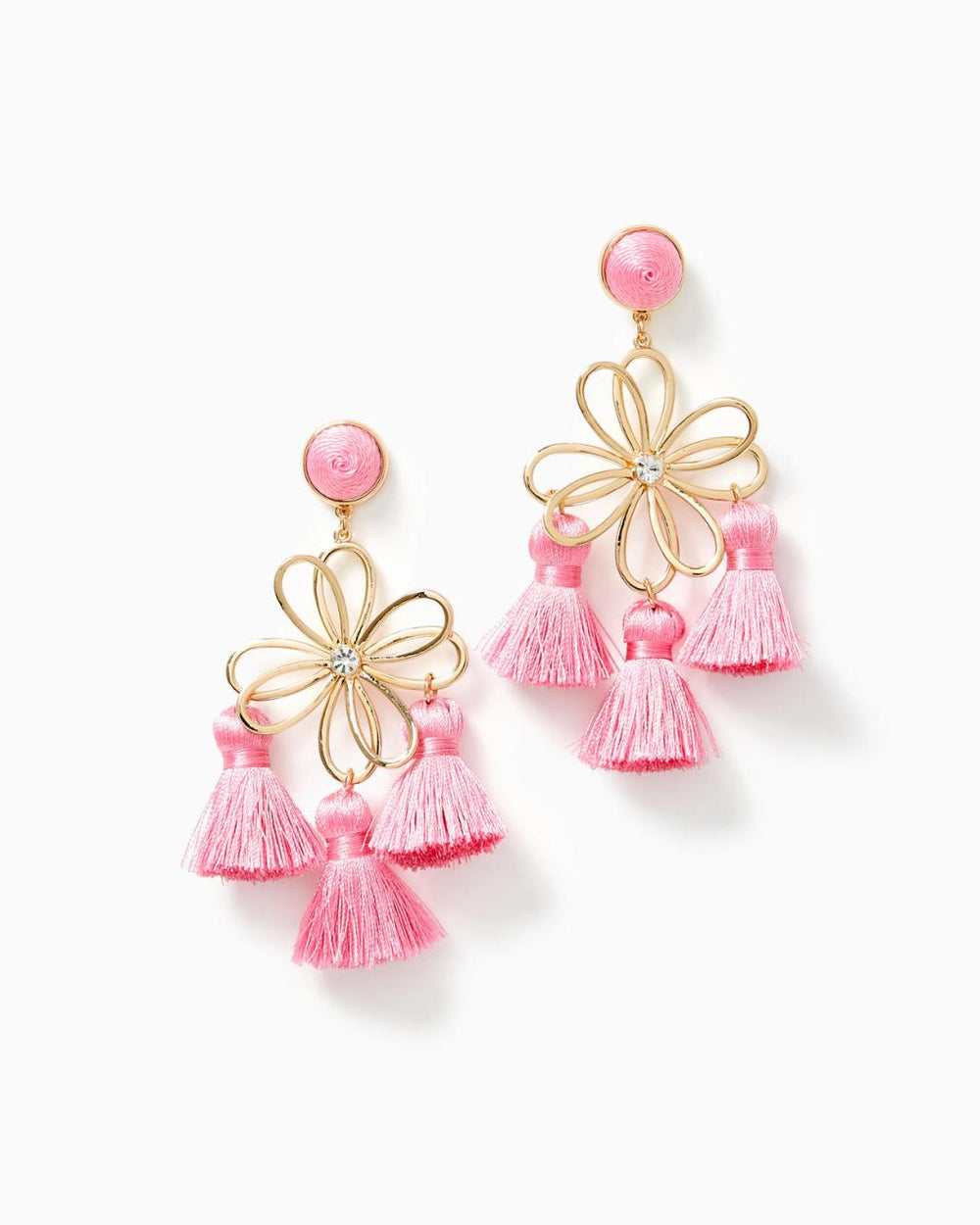 Lilly Pulitzer Come On Clover Earrings Conch Shell Pink | Women Jewelry