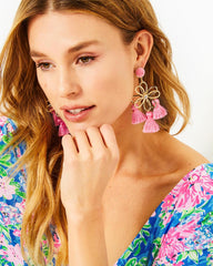 Lilly Pulitzer Come On Clover Earrings Conch Shell Pink | Women Jewelry