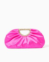 Lilly Pulitzer Culver Satin Clutch Cerise Pink | Women Bags