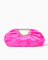 Lilly Pulitzer Culver Satin Clutch Cerise Pink | Women Bags