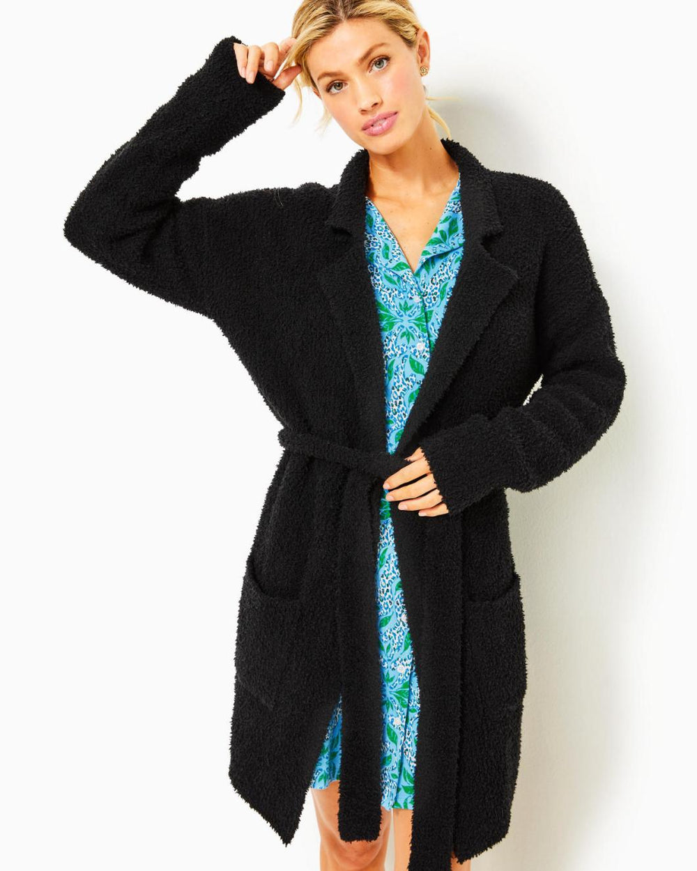 Lilly Pulitzer Dalvin Cardigan Black | Women Tops