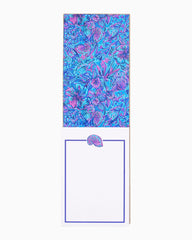 Lilly Pulitzer Desktop Notepad Breakwater Blue Shells N Bells | Women Office Supplies & Stationery