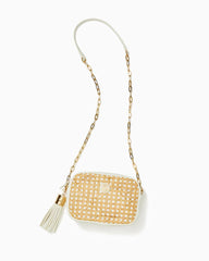 Lilly Pulitzer Dessa Cane Crossbody Bag Sand Bar | Women Bags