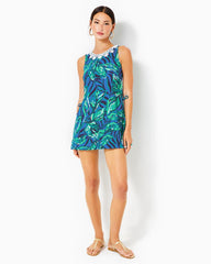 Lilly Pulitzer Donna Sleeveless Romper Indigo Breeze Shady Gators | Women Rompers & Jumpsuits