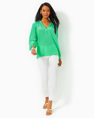 Lilly Pulitzer Elsa Silk Top Spearmint | Women Tops