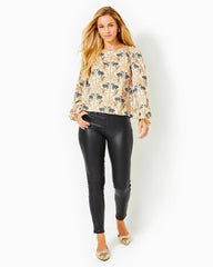 Lilly Pulitzer Everglade Long Sleeve Top Deeper Coconut Lil Stir It Up | Women Tops