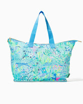 Lilly Pulitzer Getaway Packable Tote Bayside Blue Lilly Loves Texas | Women Bags
