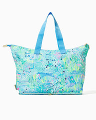 Lilly Pulitzer Getaway Packable Tote Bayside Blue Lilly Loves Texas | Women Bags