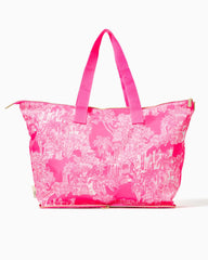 Lilly Pulitzer Getaway Packable Tote Roxie Pink Pb Anniversary Toile | Women Bags