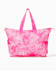 Lilly Pulitzer Getaway Packable Tote Roxie Pink Pb Anniversary Toile | Women Bags