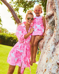 Lilly Pulitzer Girls Little Lilly Classic Shift Dress Resort White Pb Anniversary Toile | Girl Dresses & Rompers