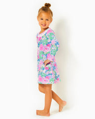 Lilly Pulitzer Girls Little Lilly Knit Shift Dress Multi Lil Soiree All Day | Girl Dresses & Rompers