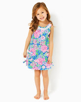 Lilly Pulitzer Girls Little Lilly Knit Shift Dress Multi Spring In Your Step | Girl Dresses & Rompers