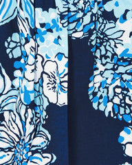 Lilly Pulitzer Girls Lousie Dress Low Tide Navy Bouquet All Day | Girl Dresses & Rompers