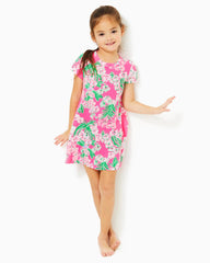 Lilly Pulitzer Girls Mini Cody Cotton Dress Roxie Pink Worth A Look | Girl Dresses & Rompers