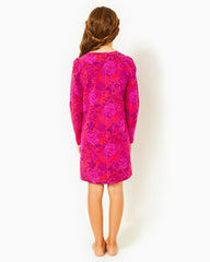 Lilly Pulitzer Girls Mini Jansen Dress Amaryllis Red Secret Hideaway | Girl Dresses & Rompers