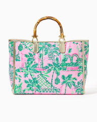 Lilly Pulitzer Greydon Canvas Tote Mandevilla Baby Always Worth It | Women Bags