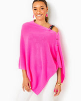 Lilly Pulitzer Harp Cashmere Wrap Cerise Pink | Women Tops
