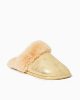 Lilly Pulitzer Harte Slipper Gold Metallic | Women Loungewear