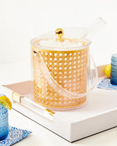 Lilly Pulitzer Ice Bucket Sea Crystals Caning | Women Tabletop