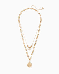 Lilly Pulitzer Island Hopping Necklace Gold Metallic | Women Jewelry