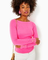 Lilly Pulitzer Jadah Knit Top Roxie Pink | Women Tops