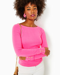 Lilly Pulitzer Jadah Knit Top Roxie Pink | Women Tops