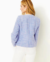 Lilly Pulitzer Jaden Jacket Lark Lilac Swirl Boucle | Women Tops