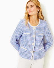Lilly Pulitzer Jaden Jacket Lark Lilac Swirl Boucle | Women Tops